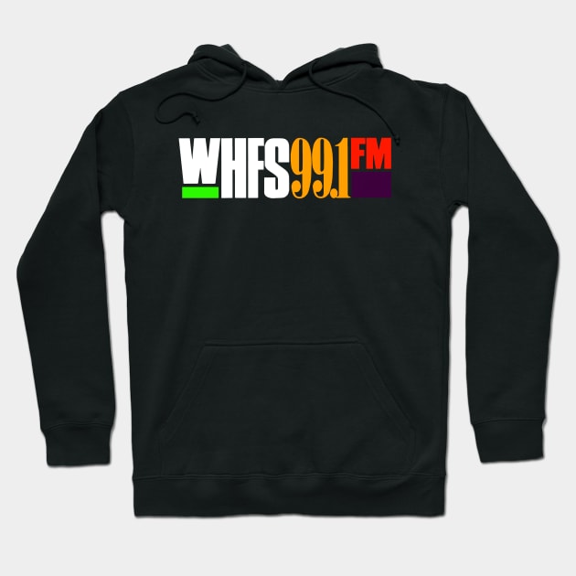 Defunct WHFS Radio 99.1 FM Hoodie by Devils Club